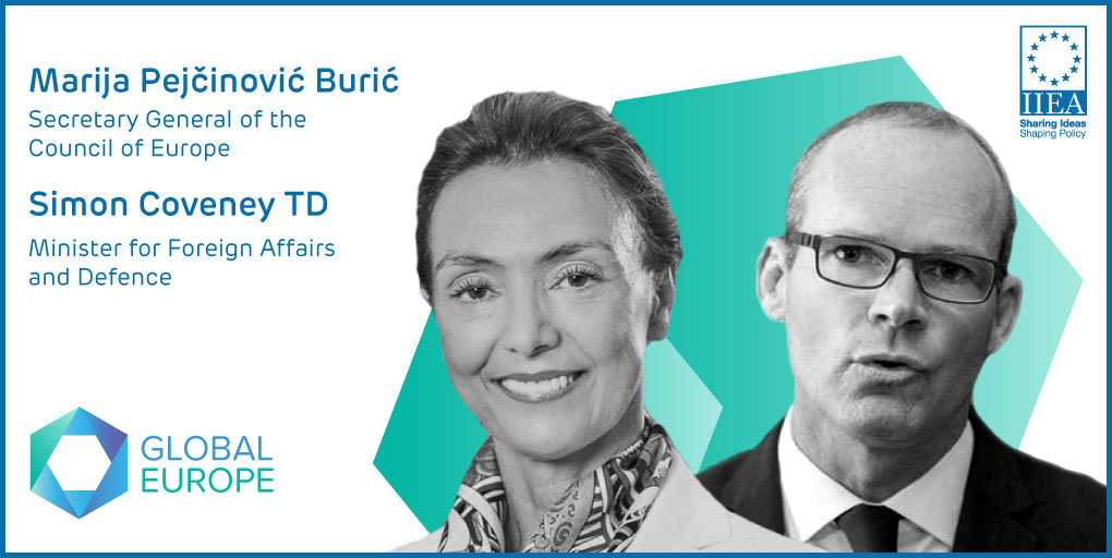 Marija Pejčinović Burić and Simon Coveney TD