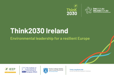 Think2030 Conference Ireland: Environmental leadership for a sustainable Europe