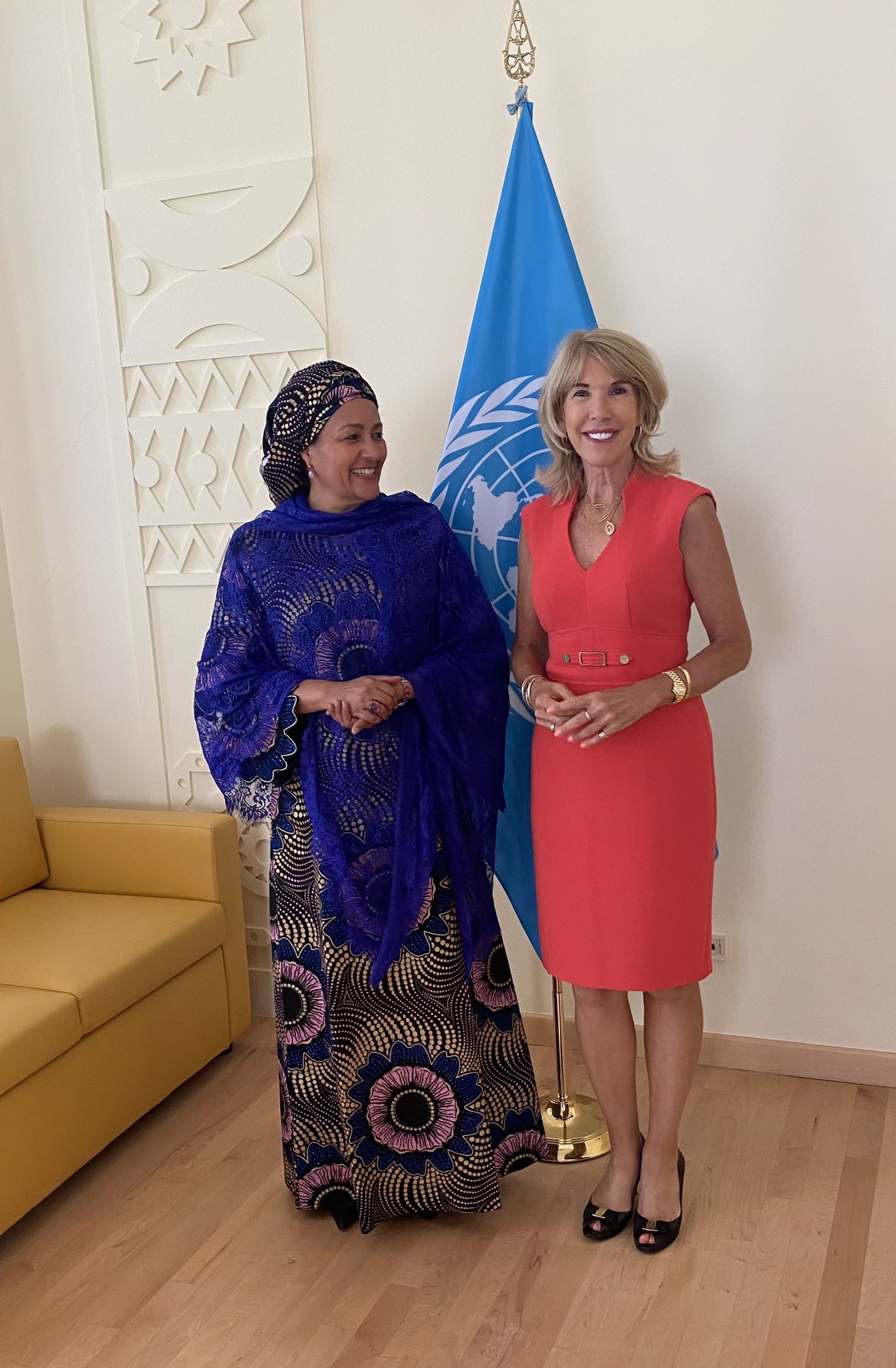 Amina J. Mohammed, Deputy Secretary-General of the United Nations and Ambassador Patricia O’Brien