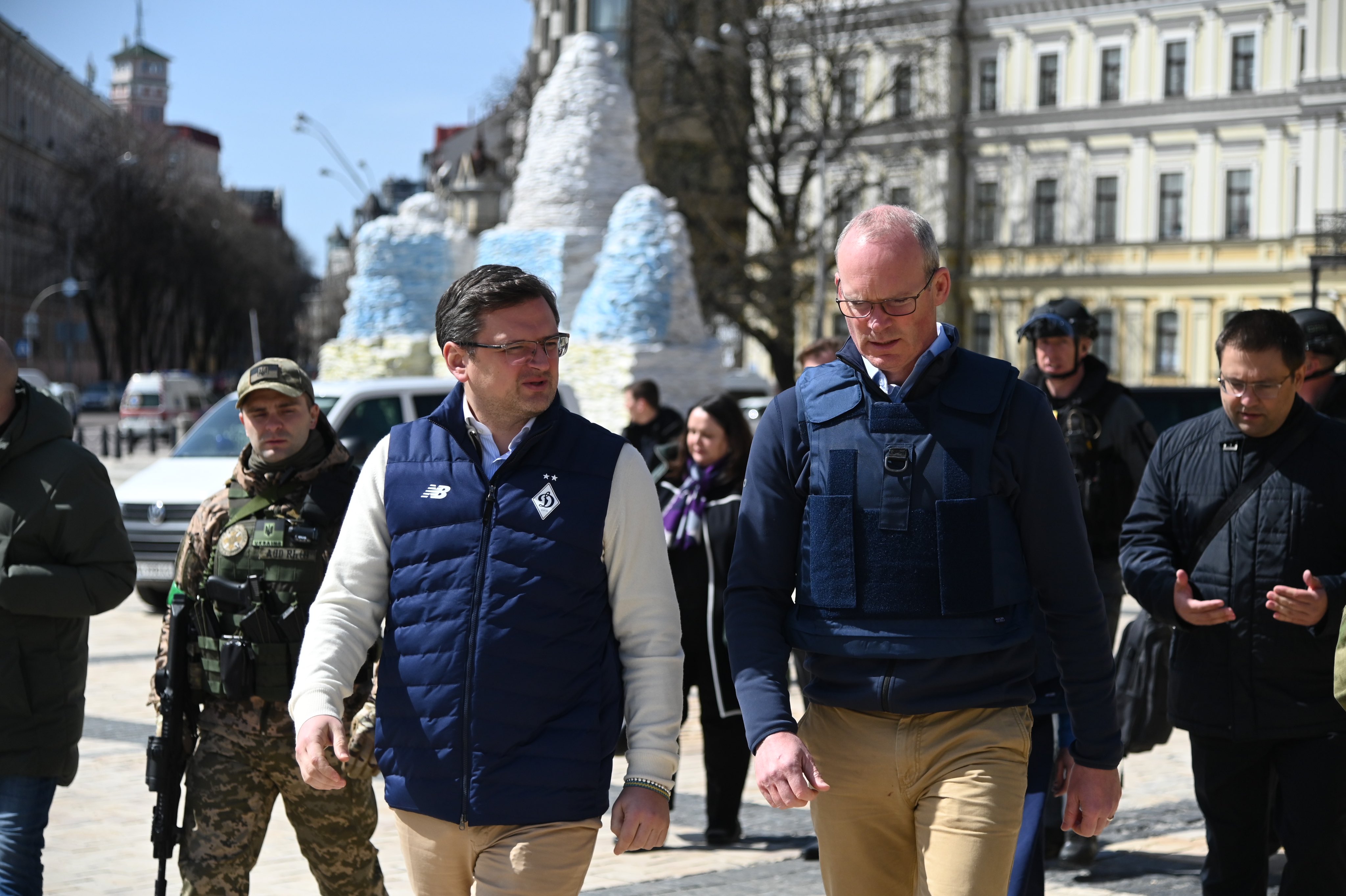 Minister for Foreign Affairs and Defence of Ireland, Simon Coveney's recent visit to Ukraine