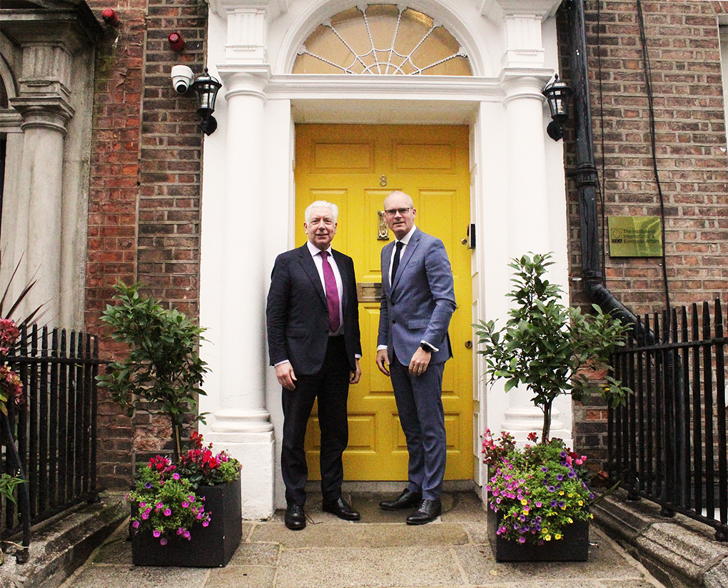 Alex White, IIEA Director-General and Simon Coveney TD, Minister for Enterprise, Trade and Employment